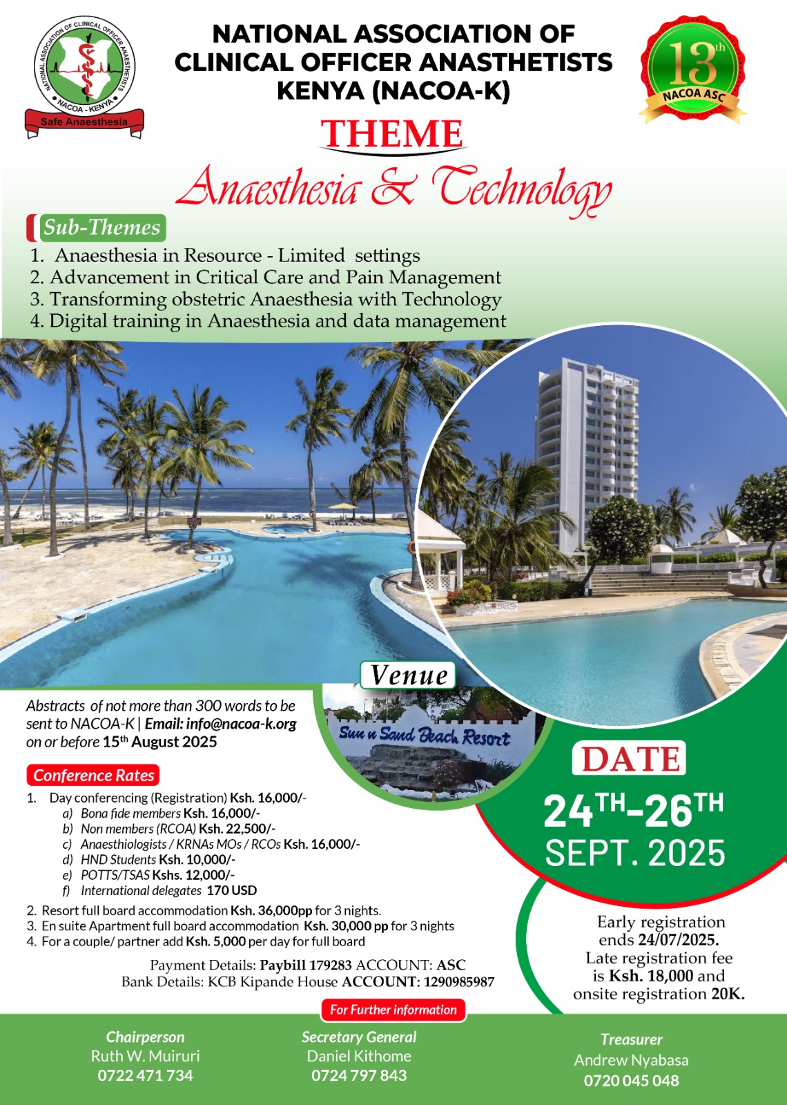 NACOA-K ANNUAL SCIENTIFIC CONFERENCE Poster