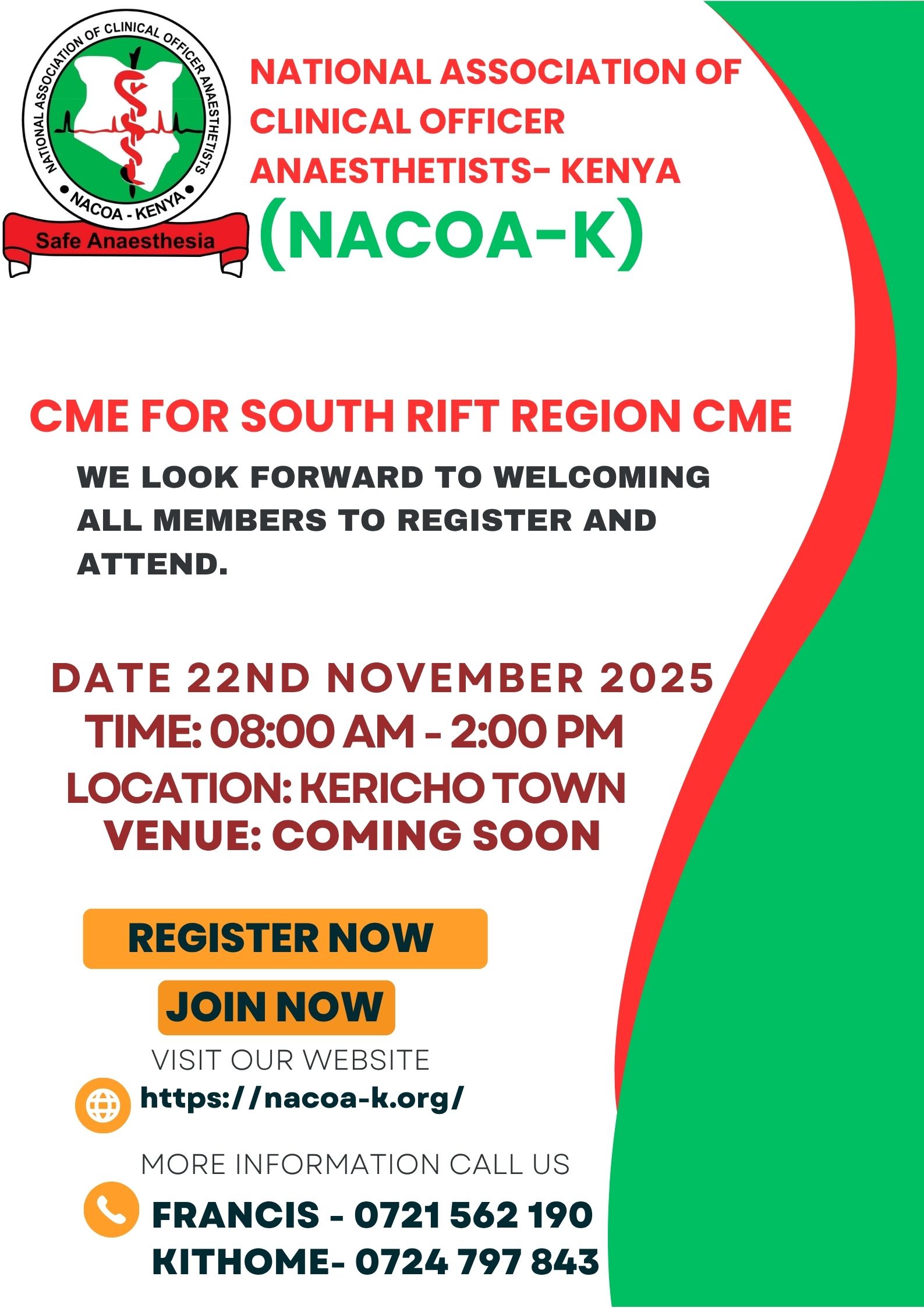 SOUTH RIFT REGION CME